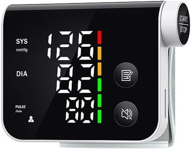 Blood Pressure Monitor Wrist Automatic Digital Blood Pressure Machine LED Large Screen Display for Home Use 2 Users*120 Memory with Portable Storage Bag