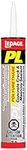 Lepage PL Polyurethane Concrete Crack & Masonry Sealant - Weather & Waterproof Caulk for Exterior Gaps, Cracks & Joints - 295 ml Cartridge, 1 Pack