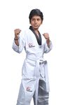 Warriors WTF Basic Taekwondo Unisex Uniform with White Belt