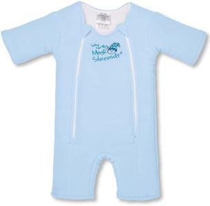 Baby Merlin's Magic Sleepsuit - Microfleece Baby Transition Swaddle - Baby Sleep Suit - Blue - 3-6 Months