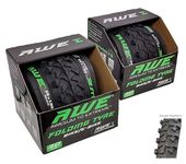 2 X AWE® AWERide Bike/E-Bike Folding Tyres 20" x 1.95 MTB Tyre 30 TPI