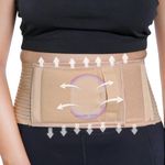 Wonder Care Umbilical Hernia Belt for Men & Women with Compression Pad, Adjustable Abdominal Hernia Support Belt for Belly Button & Navel Hernia Relief-4XL