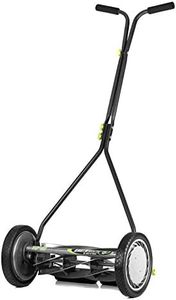 Earthwise 1715-16EW 16-Inch 7-Blade Push Reel Lawn Mower, Grey