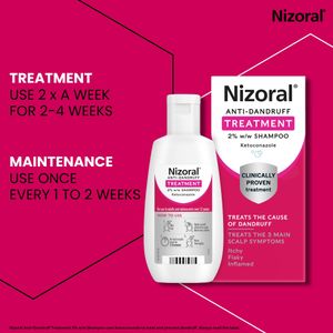 Nizoral Anti-Dandruff Shampoo with Ketoconazole, 100ml – Itchy Scalp Treatment