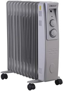Belaco 2500W Oil Filled Radiator Heater, 11 Fins Electric Radiator