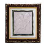 Osasbazaar Pure Silver Hanuman ji Photo Frame, Bajrangbali Photo Frame - 99% Purity Certified