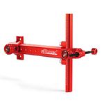SHARROW Archery Recurve Bow Sight Aluminum 6 inch Quick Adjustment Bow Sight for Competitive Recurve Bows (Red)
