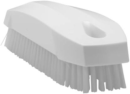 Vikan - Higiene - Cepillo para uñas - Fibras duras - 130 mm - Blanco