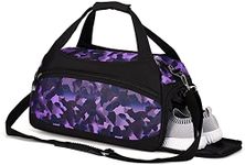 Kuston Sports Gym Bag with Shoe Com