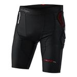 Troy Lee Designs Stage Ghost D30 Short Baselayer, Solid Black, Large