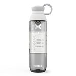 Promixx FORM Water Bottle - Premium Large Water Bottles for Shakes Infusions and Hydration - Lifetime Durability, Leakproof Sports Water Bottle BPA Free - 760ml / 26oz (White)