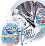 Mosconly Mold Stain Remover Gel, Heavy Duty Washing Machine Cleaner, Multifunctional Stain Remover, Use on Home Sink,Toilet, Washing Machine, Seal Bathroom, Tile Grout Stains (8 Fl oz)