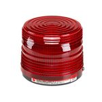 Warning Light, Strobe Tube, Red, 120VAC