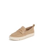 Vionic Women's Uptown Slip-ons Loafer, Sand Suede, 9.5