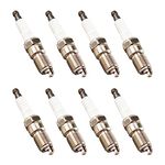 3186 G-Power Platinum Spark Plugs TR5GP,KAX Platinum Spark Plugs 8 Pack Fit for Silverado 1500, Tahoe, Sierra 1500, Silverado 2500 HD, Suburban 1500, Express 2500, Escape, Express 3500, Yukon,Corvette