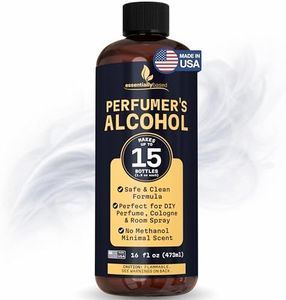 Perfumers Alcohol 16oz - Perfume Alcohol Base for Fragrance Making Kit - Base for Making Luxury Perfume - 200 Proof Denatured Ethanol (SDA 40B) - No Methanol & No Fermentation Scent - Made in USA