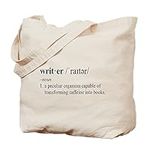 CafePress WRITER Tote Bag Natural C