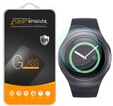 [3-Pack] Samsung Gear S2 / Gear S2 Classic Tempered Glass Screen Protector, (Not Fit for 3G/4G Connectivity Model) Supershieldz Anti-Scratch, Anti-Fingerprint, Bubble Free