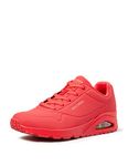 Skechers Street Women's Uno-Stand on Air Sneaker, Red, 7 Wide