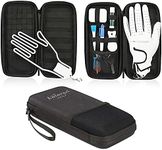 Rilime Golf Glove Holder,Golf Glove Case Golf Accessories for Storage Phone,Gloves, Tees, Divot Tools, Ball Markers and Repair Tools,Golf Accessories for Men & Women