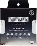 Allerease Platinum Zippered Allergy Defense Particles Proof Machine Washable Pillow Protector- Standard/Queen Size