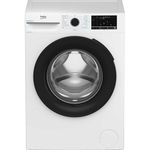 Beko BM3WT4841IW Freestanding Washing Machine, 8kg Load, 1400rpm, White [Energy Class A]