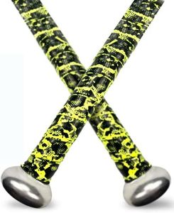 ALIEN PROS Bat Grip Tape for Baseball 0.5 MM (2 Pack, Lizard) – Precut and Pro Quality Bat Tape – Wrap Your Bat for an Epic Home Run - Replacement for Old Baseball bat Grip