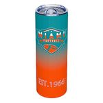 EBBUGAS Miami EST 1966 Tumblers 20oz Straight Skinny Car Cups Sports Travel Coffee Mug, Stainless Steel, Insulated,Classic Collection Gifts for Men Women Fans.