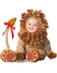 Lil Characters Unisex-baby Infant Lion Costume, Brown, Large