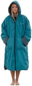 Malo’o Surf Parka Changing Robe – Waterproof & Windproof Sherpa Lined Swim Coat for Men & Women – Hooded Robe for Surfing, Swimming, Beach & Outdoor Adventures