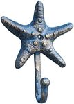 Starfish Rustic Cast Iron Hook, Dec