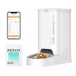 PETKIT Automatic Cat Feeder, WiFi Cat Food Dispenser with App Control, 304 Stainless Steel Bowl, 3L Capacity for Cats & Small Dogs, Anti-Clog Design for Dry & Freeze-Dried Food, Fresh-Lock Technology
