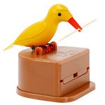 EOMTUR Bird Toothpick Dispenser Cute Woodpecker Toothpick Dispenser for Home Toucan Toothpick Dispenser Novelty Automatic Toothpick Holder Cute Bird Dining Table Gift