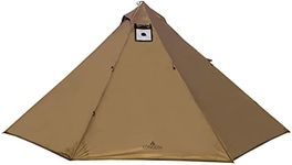 Longeek 4 Man Camping Tent Hiking Heated Shelter HUT Chimney Hot Tipi Easy Set Up