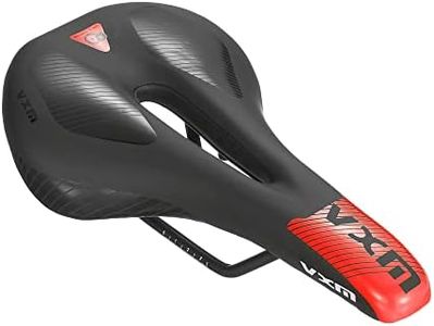 Bike seat Cushion Comfortable Memory Foam Bicycle Saddle Replacement Soft Padded with Specialized Racing Waterproof for MTB Mountain Bike Soft seat Road Bike seat Gel Exercise Bike，Racing Bike (Red)