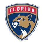 Fanmats 60488: Florida Panthers Heavy Duty Aluminum Embossed Color Emblem