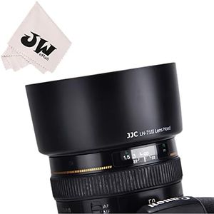 JJC Reversible Bayonet Lens Hood Shade for Canon EF 50mm F1.4 USM Lens Replaces Canon Lens Hood ES-71II ES71II