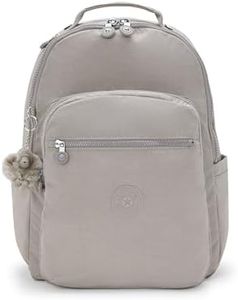 Kipling Seoul Large Backpack, Grey Gris, One Size