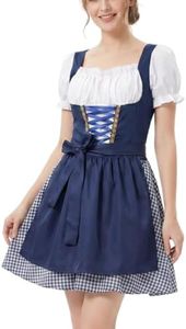 OTSANT Oktoberfest Costume Dress Women Oktoberfest Outfits Dirndl Dresses