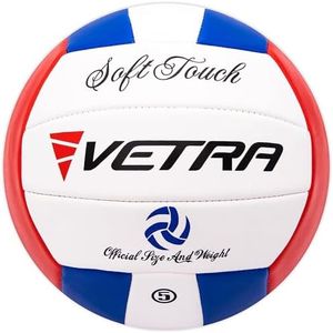 VETRA Premium, Soft Touch Volleyball, Official Size 5, Super Soft Volleyball Training Equipment for Professional & Recreational Use Practice, Sports & Outdoor, Kids, Teen Girls & Boys, Women & Men