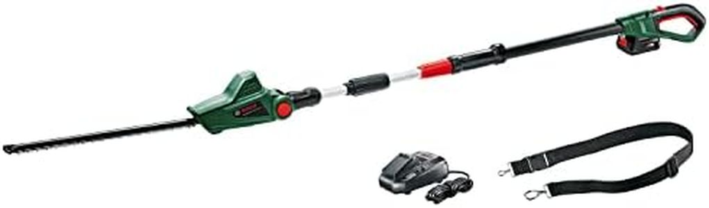 Bosch Home & Garden Bosch Cordless Telescopic Hedge Cutter UniversalHedgePole 18 (1 x 4.0Ah Battery and Fast Charger Included, 18 V System)