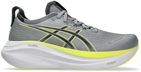 ASICS Men's Gel-Nimbus 27 Running Shoe, Gravel/Carrier Grey, 10