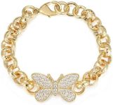 Gold Butterfly Diamond Pattern Chai