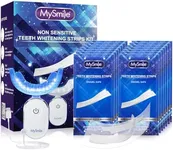 MySmile Teeth Whitening Kit with led Light, 14X Teeth Whitening Strips for Teeth Sensitive, 10 Min Fast Whitening Teeth, Helps to Remove Stains from Coffee, Smoking