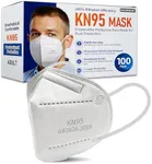 KN95 Face Mask Disposable Adults - 100 Pack Adjustable KN95 Mask 5 Layer Protection Breathable Comfortable Respirator Women Men KN95 Face Mask Individually Wrapped