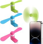 MIUOLV Fan for iPhone, 3 Pack Porta