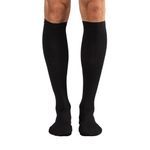 HYPing Football Socks for men & Women Black Long Grip Stockings knee length Sports Soccer Anti Slip, Anti Odour Compression Sleeves