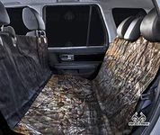 Northwest Seat Covers Realtree Camo Dog Seat Covers, Heavy Duty, Universal Size fits All Vehicles, 100% Waterproof Dog Hammock, Rear Seat Protection for Cars/Trucks/SUV (Extra Grey)