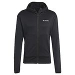 adidas XPERIOR Light FLOOCE Hooded Fleece Jacket Black