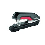 Rapid Supreme S50 Half Strip Stapler, 50 Sheet Capacity, Super Flat Clinch Stapling, Black/Red, 5000544